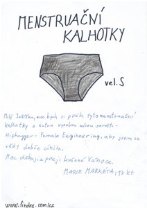 Menstruační kalhotky vel.S