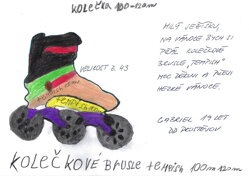  kolečkové brusle