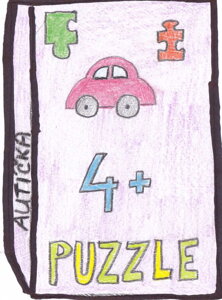 Puzzle autíčka