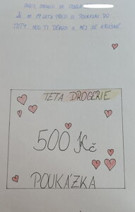 Poukaz do Tety v hodnotě 500Kč