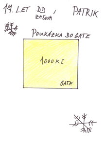 dárkový poukaz do GATE 1000,-