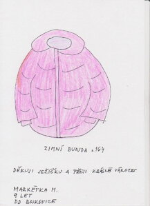 ZIMNÍ BUNDA VEL.164