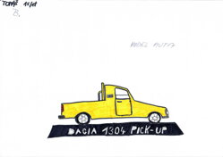 MODEL AUTA DACIA 1304 pICK UP