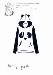 Mikina Panda vel L